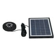 Solar Fountain Pump 10V 7W Split Type Multiple Stream Modes Anti
