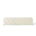 thumbnail image 4 of Anthem 72" Tufted Button Entryway Performance Velvet Bench,Ivory, 4 of 8