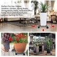 thumbnail image 5 of Carro para plantas de 33 cm con freno - Soporte para macetas con ruedas (paquete de 1) Hy, 5 of 5