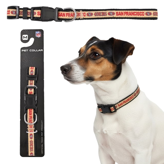 Collar NFL para perro raza mediana San Francisco 49s 100% oficial