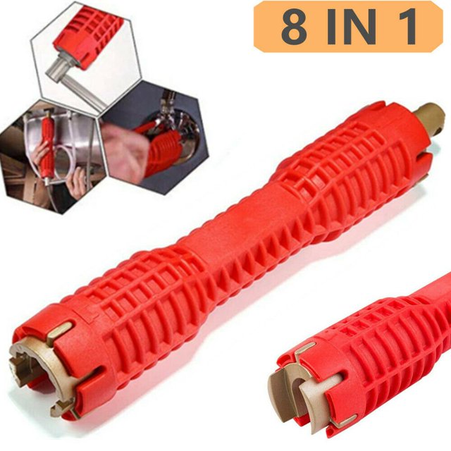 BASSTOP Faucet Sink Installer Multi Tool Pipe Wrench For Plumbers