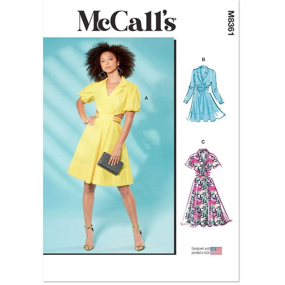 McCall's Sewing Pattern 8361 - Misses' Dress, Size: D5 (12-14-16-18-20)