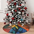 thumbnail image 5 of Yiaed Abstract Funny Duck Print Christmas Tree Skirt , Tree SkirtsTree Mat for Christmas Winter Holiday Indoor Decorations-36", 5 of 7