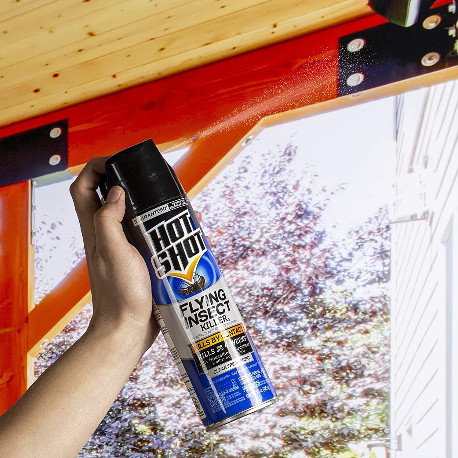 Hot Shot Flying Insect Killer Aerosol Spray, 15 Oz.