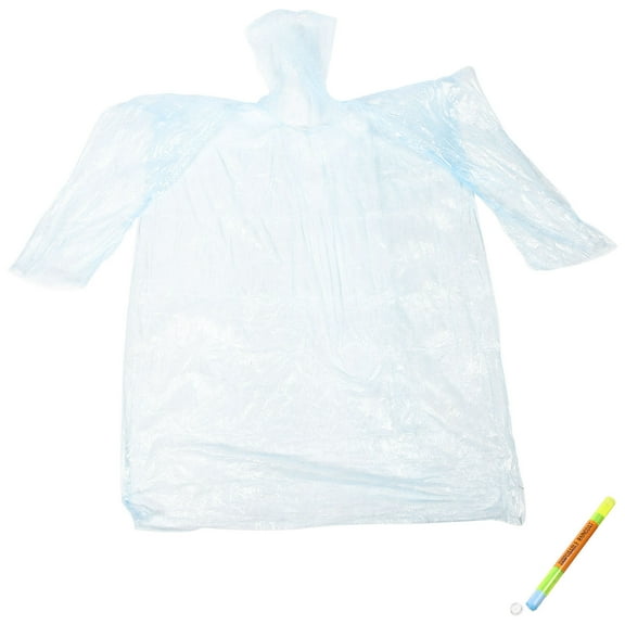Minkissy Rain Poncho Adults Raincoat Assorted Color 1Pcs