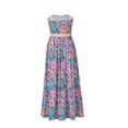thumbnail image 4 of Kmbangi Robe d'Été Sans Manches à Imprimé Floral avec Bretelle Amovible, 4 of 10