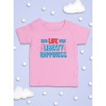 thumbnail image 3 of Life Liberty Happiness Neon T-Shirt Infant -Image by Shutterstock,  12 Months, 3 of 4