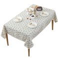 thumbnail image 1 of Table Cloth Fashion Green Olive Leaf Printed Table Cover Photo Background, 1 of 8