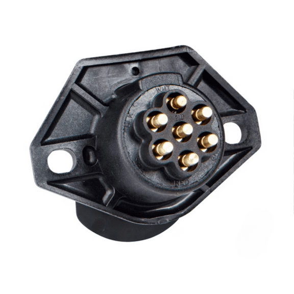 Phillips Industries 16 724 7-Way Sta-Dry Trailer Receptacle for Freightliner Cascadia - OEM