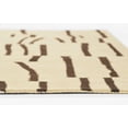 thumbnail image 3 of Momeni Simba Hand Tufted Wool Geometric Ivory Area Rug 3'6" X 5'6", 3 of 7