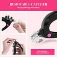 thumbnail image 3 of Cortauñas para uñas acrílicas con medidor y receptor Cortador de puntas de uñas ajustable con dial de medición de longitud Cortador de extensión de acrílico falso artificial Nail Art Salon Home M, 3 of 5