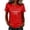 Red, variant on 250 Anniversary Usa Shirt Summer Tops for Women Graphic Tees Stylish Printed Short Sleeve Round Neck Comfortable Casual Daily Everyday Wear