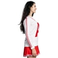 thumbnail image 2 of Betty Nerd Pi Delta Cheerleader Halloween Cosplay Costume Long Sleeve Shirt and Skirt Set, 2 of 8
