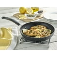 thumbnail image 7 of T-fal, Advanced with Titanium Advanced Nonstick, C56102, Metal Utensil Safe, Dishwasher Safe Cookware, 8" Fry Pan, Black, 7 of 7