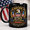 Black, variant on America 250 Years Strong Mug Patriotic 1776-2026 2D Flat Mug Gift