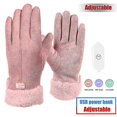 thumbnail image 2 of Winter Electric Heated Gloves, Usb Charging Heating Gloves, 3 Gear Temperature Regulat And Warming Gloves, 2 of 5