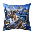 thumbnail image 2 of Christmas Pillow Covers, Decorative Cushion Case with Hidden Zipper, Soft Fabric for Sofa Couch Bed Home Decor, 2 of 7