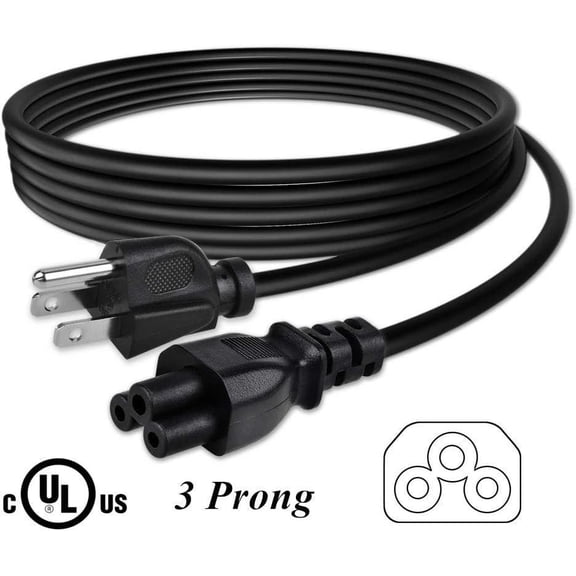 UL 3-Prong Charging Cable Compatible with Ninebot by Segway MAX G2/G30/G30P/P65/P100S