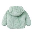 thumbnail image 4 of 1-6Y Girls Boys Cute Bear Ears Hoodies Jacket Little Child Winter Warm Snowsuit, 4 of 8