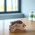 thumbnail image 4 of Toyvian Decorative Cement Planter Pot with Tree Stump Design for Balcony, Office, Indoor and Outdoor Use, 4 of 6