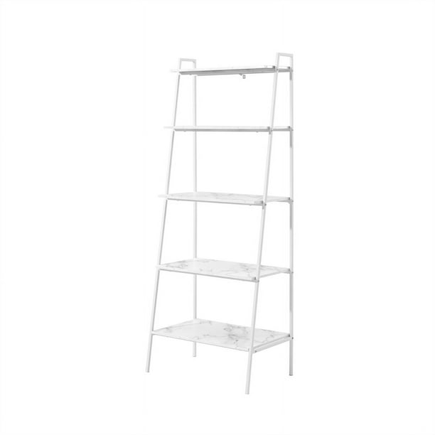 Walmart white ladder shelf deals