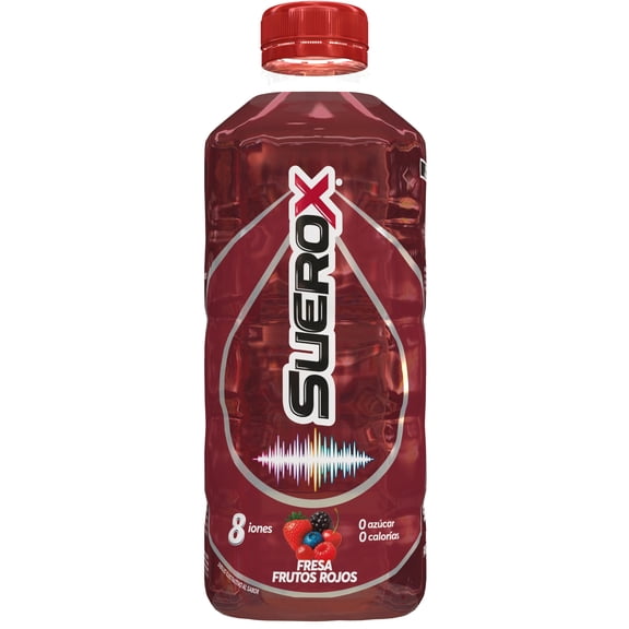 Bebida hidratante Suerox fresa-frutos rojos 0 azúcar 630 ml