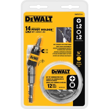 UPC: 0885911094818 | DeWalt 14-piece Pivot Holder Set  DWPVTC14