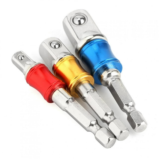 Adaptateur de Pilote, 3 Pcs/ensemble Embout de Forage Hexagonal Embout de Forage Barre de Forage Solution Innovante