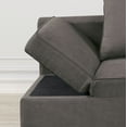 thumbnail image 2 of Furniture of America Jorren Modern Convertible Sofa with Pull-Out Bed and Pillows, Gray, 2 of 6