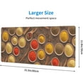 thumbnail image 4 of Gaming Mousepad Large Waterproof NonSlip Desk Mat Home Office Work Computer Essential Seasoning Printed Pattern Perfect for Working from Home (12"x31.5"), 4 of 6