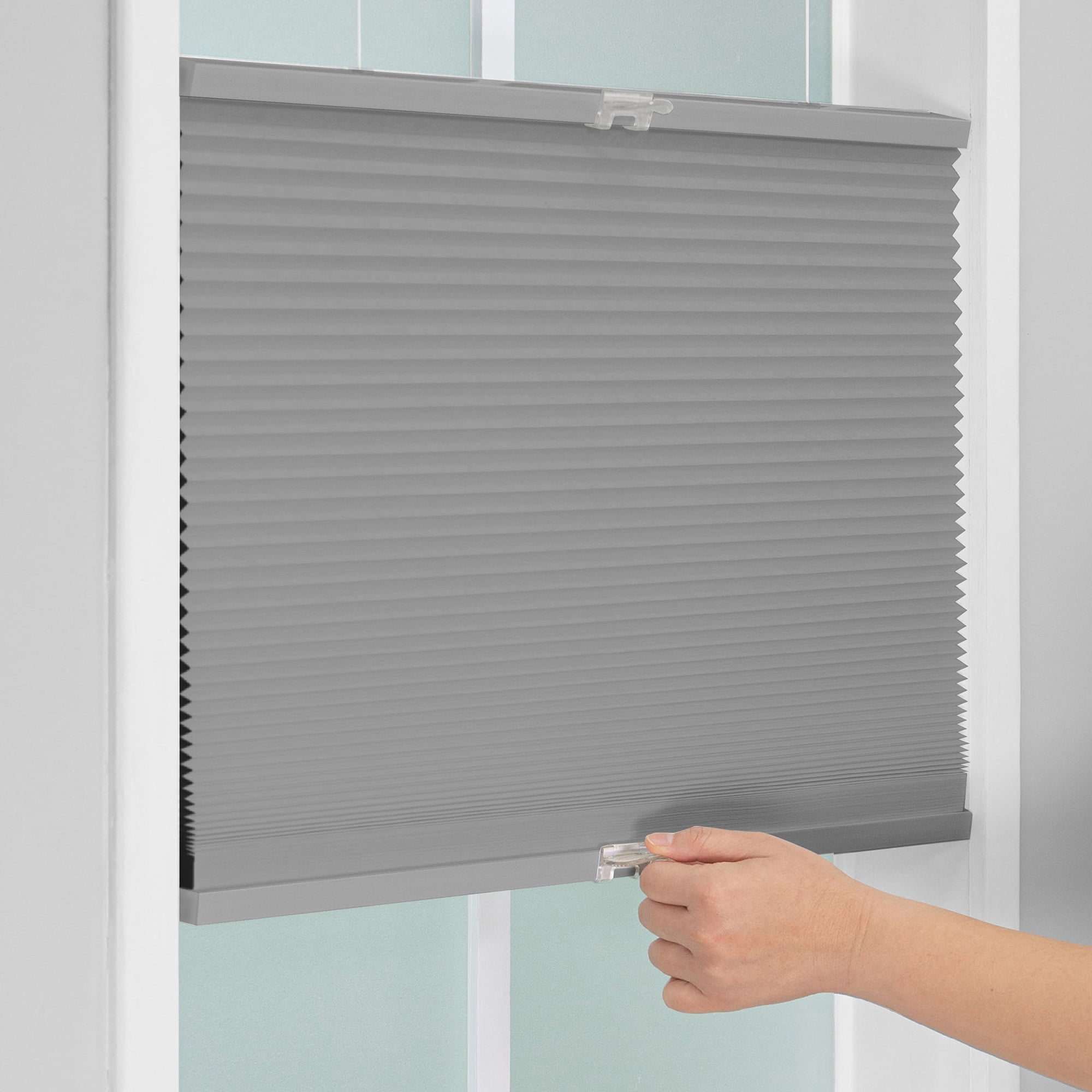 Regal Living Top Down Bottom Up Blackout Cordless Cellular Shade, Anchor Gray - 58.5" W x 48" L
