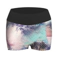 thumbnail image 2 of Mefallenssiah Femmes Hanche Taille Haute Yoga Impression Course Levage Short de Sport de Remise en Forme, 2 of 5