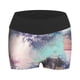 thumbnail image 1 of Gibobby Pantalones cortos de yoga Pantalones cortos de cintura para mujer, pantalones de Yoga con estampado de Yoga y Fitness para correr a la altura (Gris,XG), 1 of 5