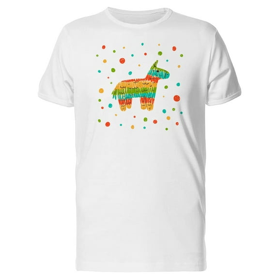Colorful Pinata Doodle T-Shirt Men -Image by Shutterstock, Male 4X-Large