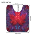 thumbnail image 3 of RMDQTR 20" × 24" U Shape Bathroom Rugs Plush Toilet Base Mat Soft Rugs Non Slip Absorbent Sacred Maple Leaf, 3 of 9