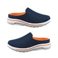 thumbnail image 2 of pitrice 1 Paire de Sandales à Enfiler pour Femmes, Style Décontracté Portable, Couverture en Maille, Respirantes, Design Simple, Bleu Orange Taille 45, 2 of 9