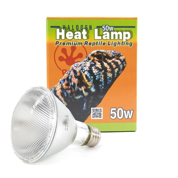 Lámpara de calor halógena Pangea 50 W UVA infrarroja para reptiles