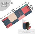 thumbnail image 5 of Yayeee Runner Rug for Bedroom 2'x6' Machine Washable Hallway Non Slip Mat, Red Teal Plaid, 5 of 8