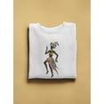 thumbnail image 2 of Traditional African Dance Sketch Sweatshirt Women -Image by Shutterstock, Female 5X-Large, 2 of 4