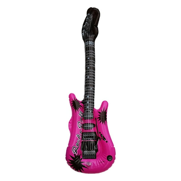 Mini Guitarra Inflable. Regalos Perfectos, Accesorios Interactivos de Entretenimiento con Colores Aleatorios. Guitarra de 54 Pulgadas.
