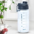 thumbnail image 1 of Termos para agua Botella deportiva de 1500 ML con filtro para botella de agua, taza para beber de verano (azul), 1 of 5
