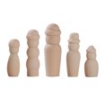 thumbnail image 2 of Muñeca de clavija de madera, 2 juegos de cuerpos decorativos de muñecas sin terminar Family Craft People oso de fresa  Electrónica, 2 of 4