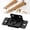 Black, variant on CHENjy Right Angle Bracket, Stainless Steel Furniture Corner Connector with Screws, Heavy Duty L Shape Joint Brace for Cabinet Table Chair, Black