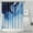 Blue White Marble, variant on Black White Marble Gold Wave Pattern Shower Curtain 36"x72" ,Bathroom Decorative Shower Curtains Set with 12 Hooks,Modern Waterproof Washable Shower Curtain