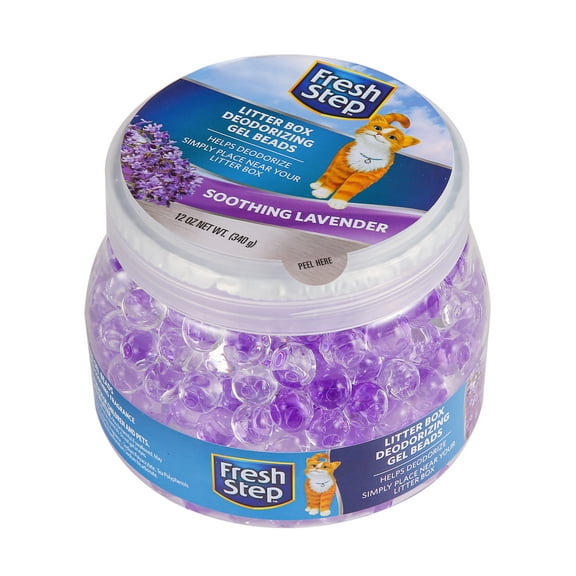 Fresh Step Pet Litter Box Deodorizing Gel Beads - Lavender scent
