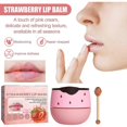 thumbnail image 2 of ZHAOCHENG Mascarilla para dormir para labios, bálsamo de miel de abeja y bálsamo labial de fresa, mascarilla para dormir para labios con frutos rojos y pincel, cuidado potenciador de labios natural qu, 2 of 4