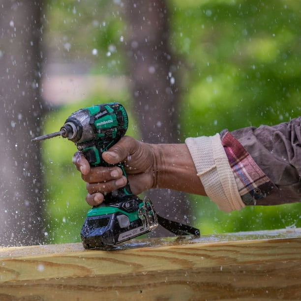 Metabo HPT WH18DBDL2CM MultiVolt 18V Brushless Lithium Ion Cordless Triple Hammer Impact Driver Kit with 2 Batteries 1.5 Ah Walmart Business Supplies