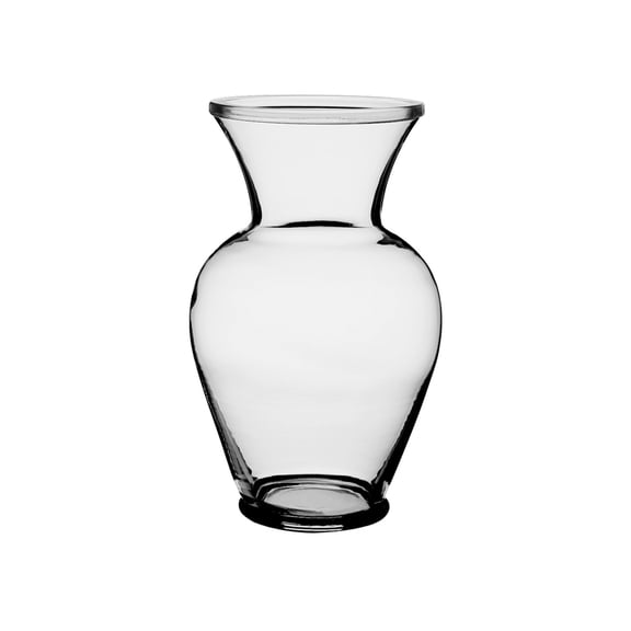 WGV Clear Ginger Jar, Machine Pressed - 6.5" Wide x 11" Height, Good quality, Heavy Weighted Base - 1 Pc