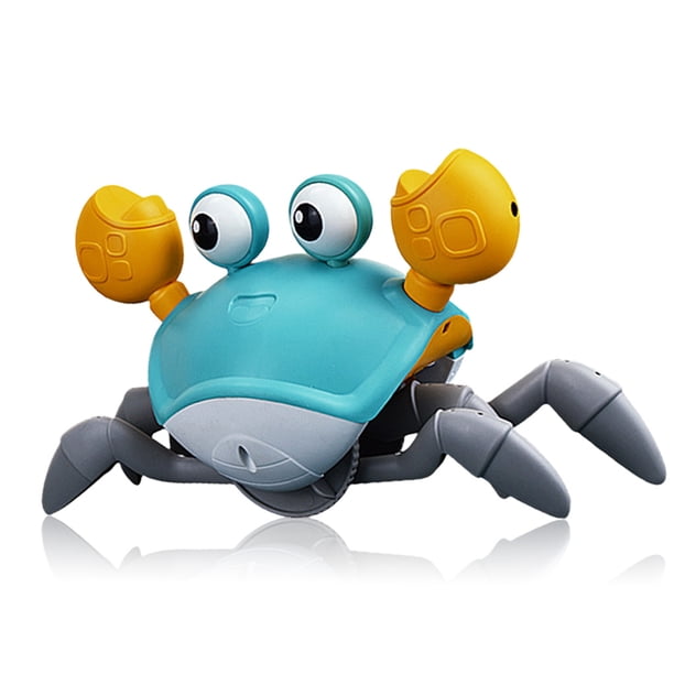 Juguete de arrastre de animales para niños, recargable por USB, inducción electrónica, música educativa, playa, evitar obstáculos automáticamente, regalo Worallymy JD715254993