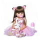 thumbnail image 3 of Muñeca Reborn de silicona realista de 55 cm con accesorios, 3 of 8